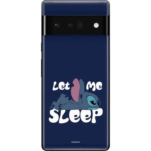 Disney Lilo and Stitch Let Me Sleep Google Pixel 6 Pro Skin
